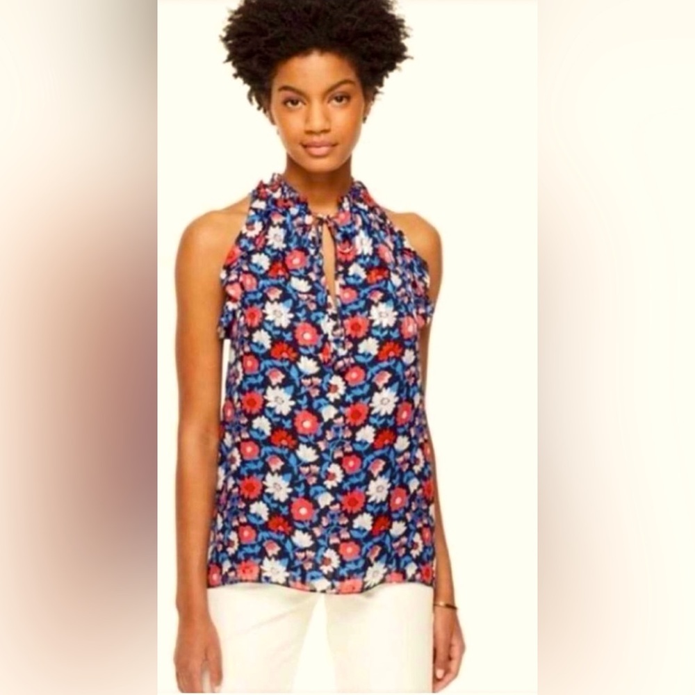 Kate Spade Daisy Satin Stripe Top